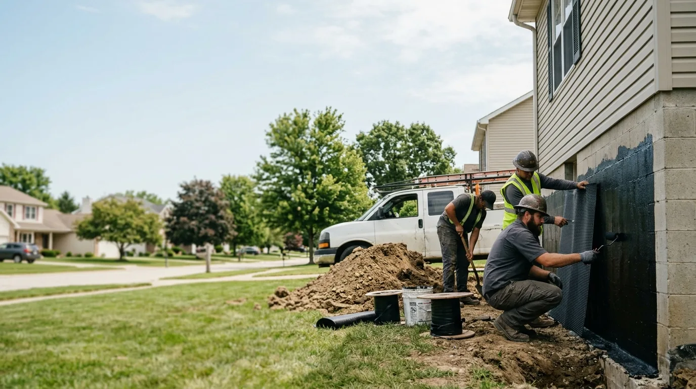 Basement Waterproofing in Lafferty, OH near me